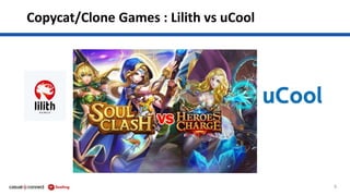 Copycat/Clone Games : Lilith vs uCool
9
 