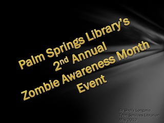 ZOMBIE AWARENESS MONTH