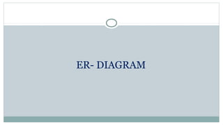 ER- DIAGRAM
 