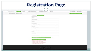 Registration Page
 