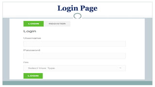 Login Page
 