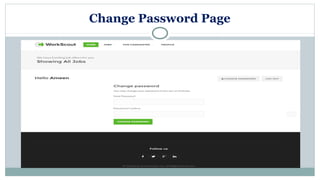 Change Password Page
 