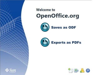 Saves as ODFExports as PDFs