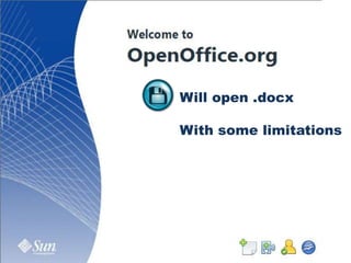 Will open .docxWith some limitations