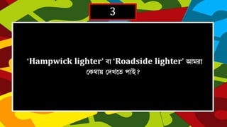 3
Hampwick lighter Roadside
lighter 
 
 