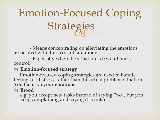 Effect of Copping Strategies to Deal With Daily Stress