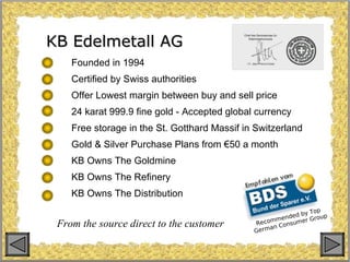 Kb Gold Rnr Final Kb Gold Power Point Overview Bsc Oo | PDF