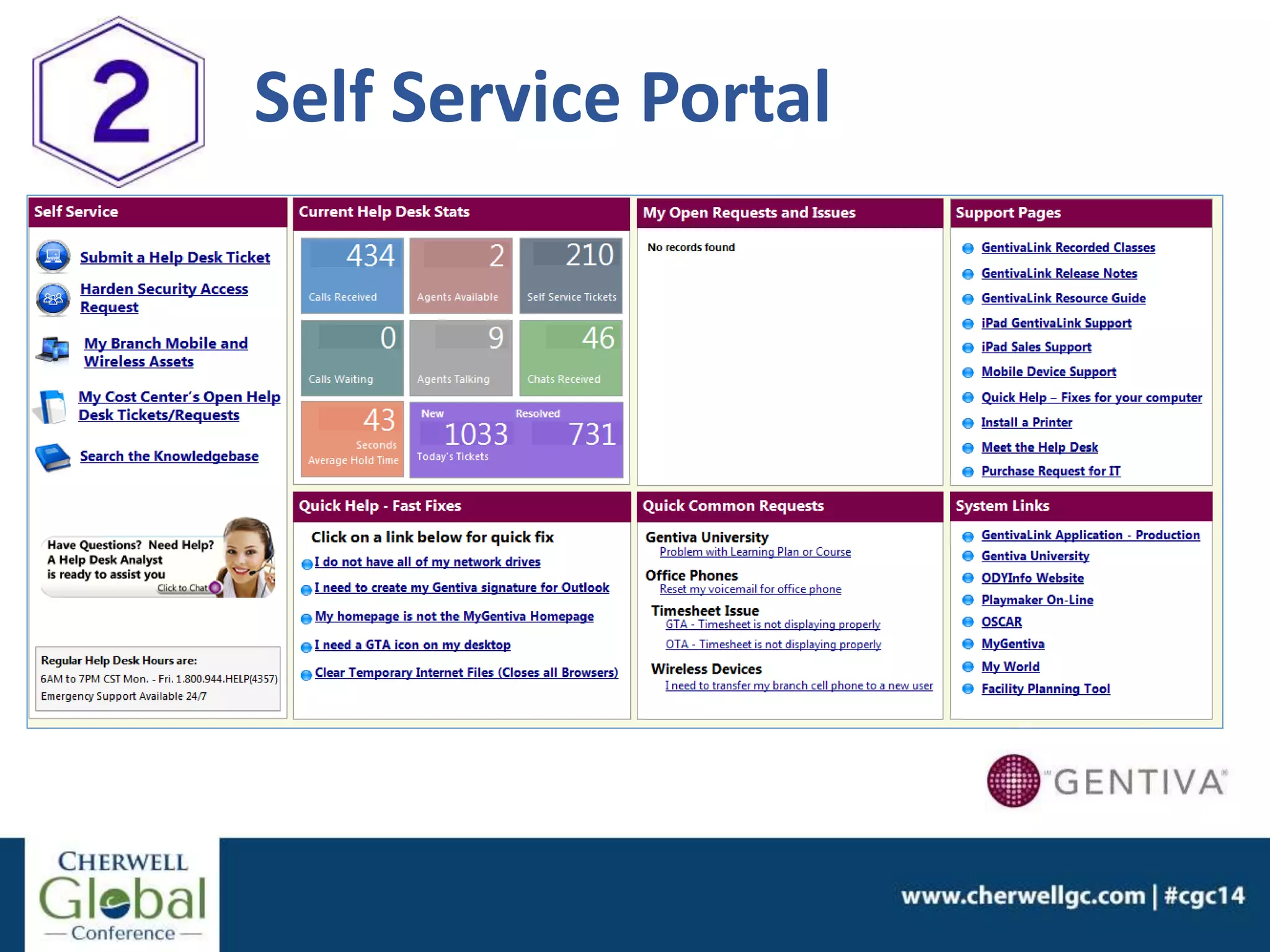 Self Service Portal
 