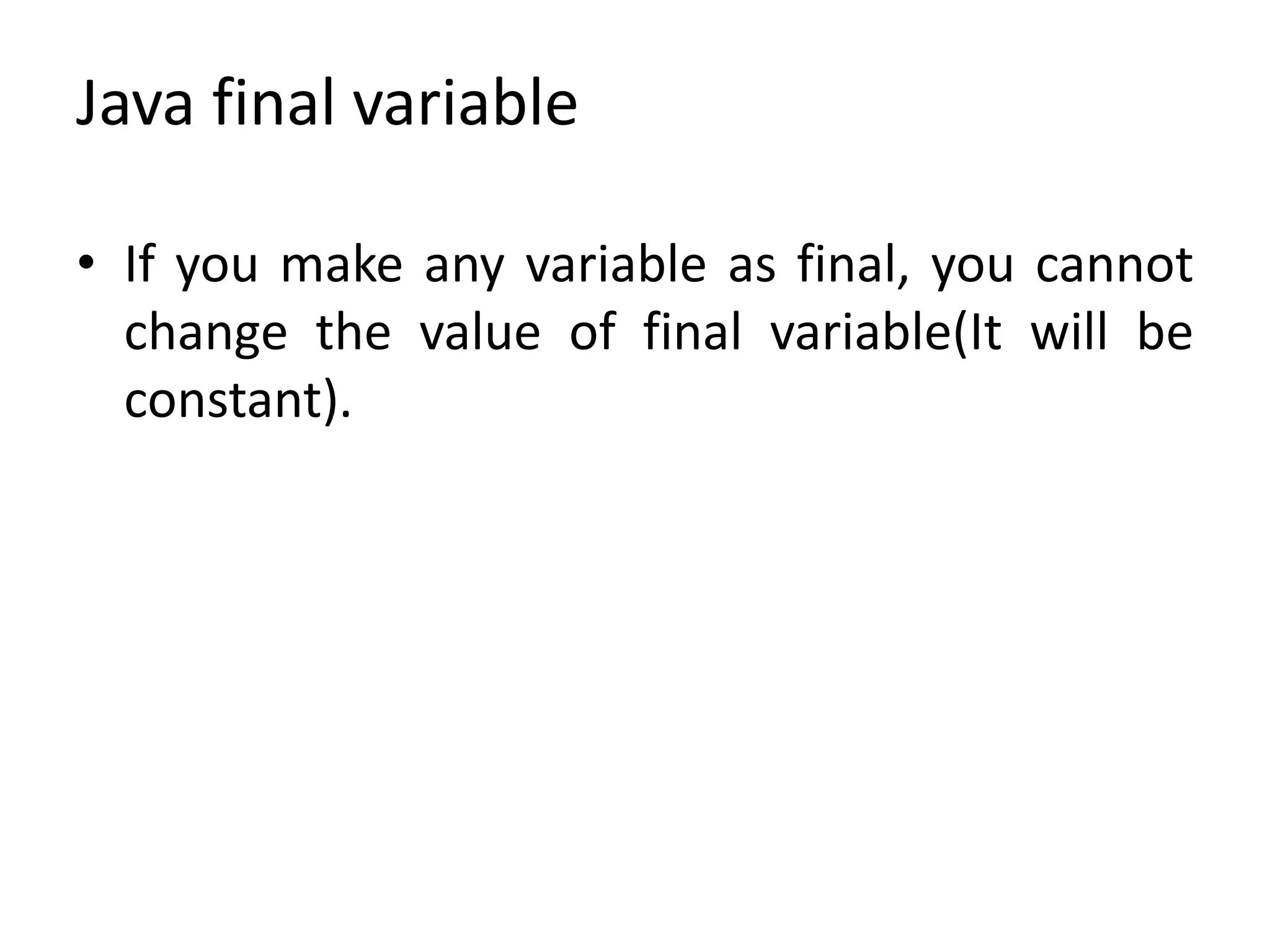 finalkeywordinjava abstract,interface,implementation.-170702034453.ppt ...