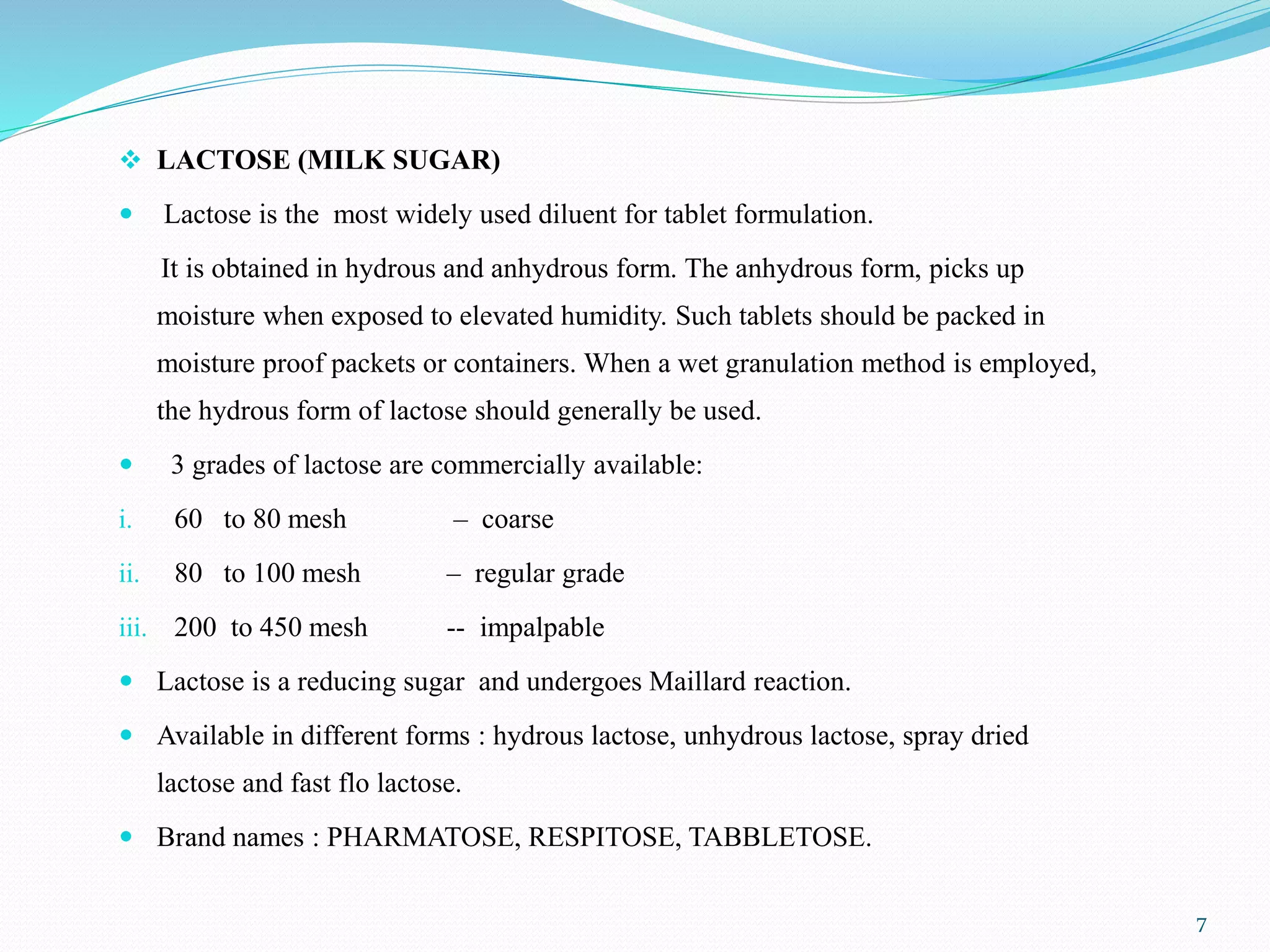 DILUENTS AND DISINTEGRANTS | PPTX