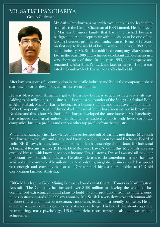 K Sera Sera Limited Company Profile PDF