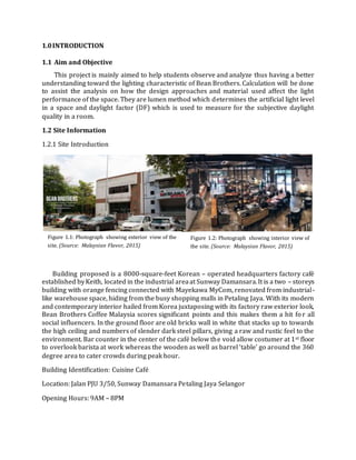 Building Science II: Lighting Report | DOCX