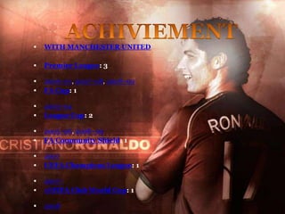 Ronaldo became Manchester United's first-ever Portuguese player