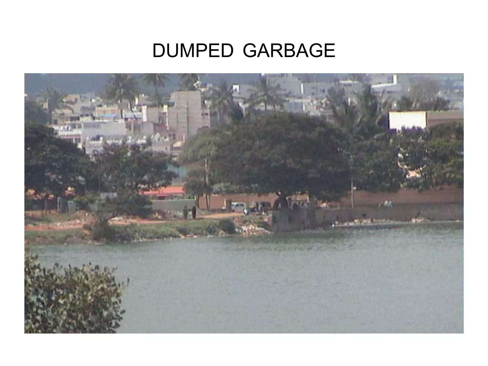 DUMPED GARBAGE
 