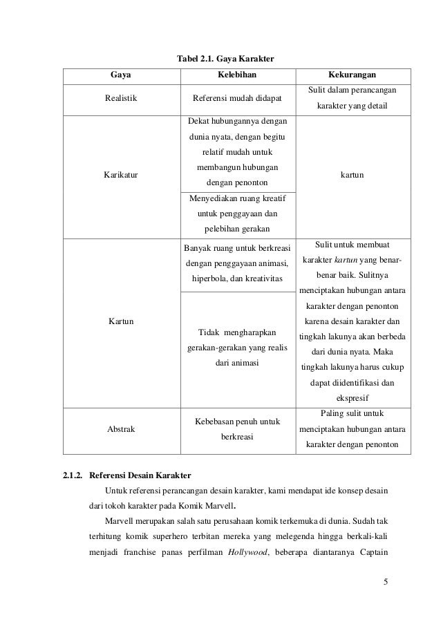 PERANCANGAN DESAIN KARAKTER DAN MEDIA PROMOSI CERITA 