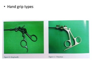 • Hand grip types
 