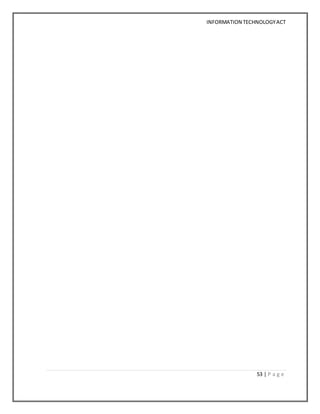 INFORMATION TECHNOLOGYACT
53 | P a g e
 