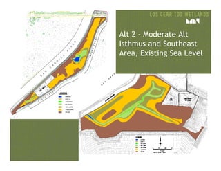 Alt 2 - Moderate Alt
Isthmus and Southeast
Area, Existing Sea Level
 