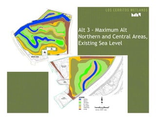 Alt 3 - Maximum Alt
Northern and Central Areas,
Existing Sea Level
 