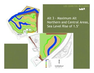Alt 3 - Maximum Alt
Northern and Central Areas,
Sea Level Rise of 1.5’
 