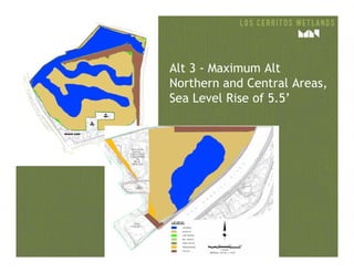 Alt 3 - Maximum Alt
Northern and Central Areas,
Sea Level Rise of 5.5’
 