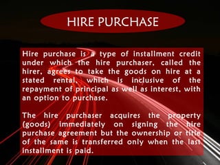 Final leasin & hire purchase ppt