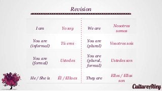 Basic Spanish | Lesson 4 | The to-be verb 'Ser' - Get your basics rig…