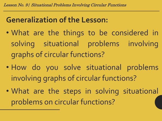 Lesson no. 9 (Situational Problems Involving Graphs of Circular ... image.