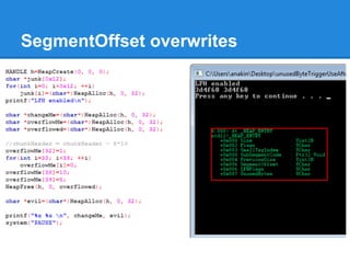 SegmentOffset overwrites
 