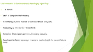 FINAL LIFE CYCLE Introduction to complementary feeding (1).pptx
