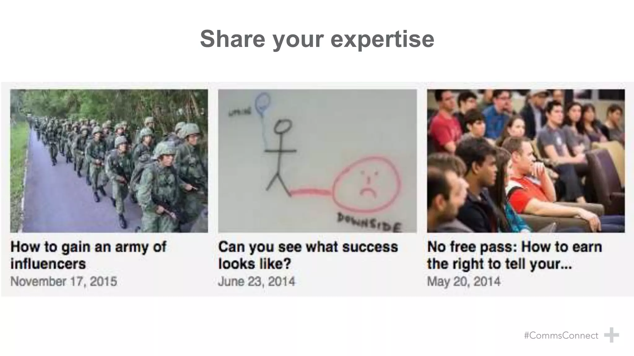 Share your expertise
 