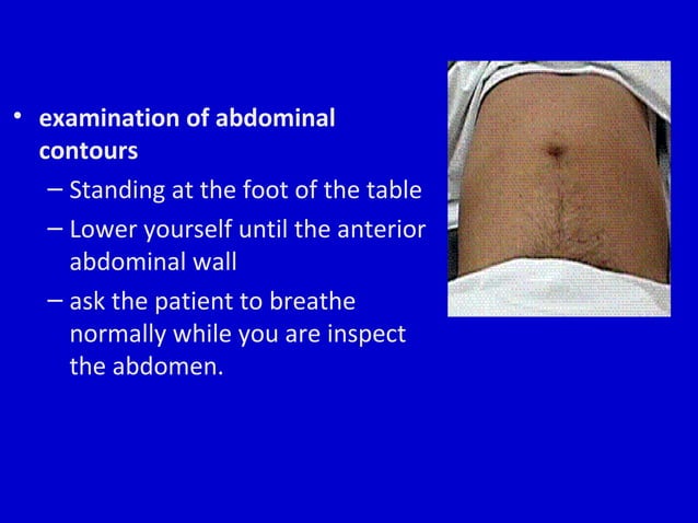 local abdominal examination | PPT | Free Download