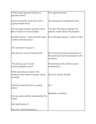 4A'S Lesson plan in English 2 