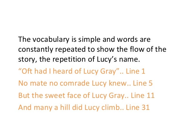 Lucy poems analysis pdf picture