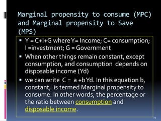Mpm Formula Introduction to Macroeconomics: National Income | PPTX
