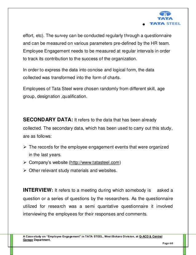 Employee engagement essay