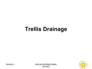Trellis Drainage




10/09/2011      ORCHID INTERNATIONAL
                      SCHOOL
 