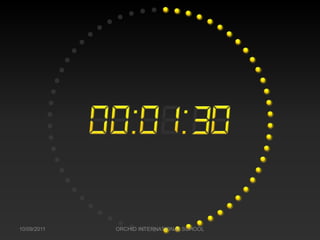 10/09/2011   ORCHID INTERNATIONAL SCHOOL
 