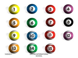 10/09/2011   ORCHID INTERNATIONAL
                   SCHOOL
 