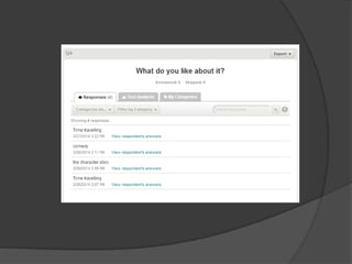 Final major project pitch