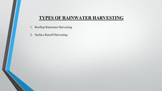 Comprehensive Guide to Rainwater Harvesting for Sustainable Water ...