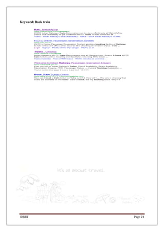 IDRBT Page 24
Keyword: Book train
 