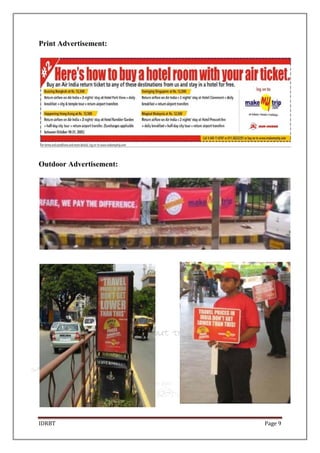 IDRBT Page 9
Print Advertisement:
Outdoor Advertisement:
 