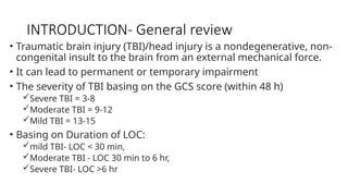 Comprehensive Management of Mild Traumatic Brain Injury (Concussion) in ...