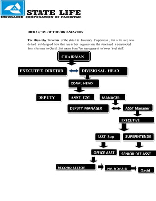 Life Insurance Structure Word Report ON State Life Insurance | DOCX