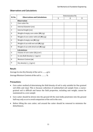 Laboratory Instruction Manual for Civil Engineers | PDF