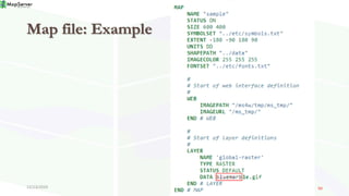 Map file: Example
12/13/2019 10
 