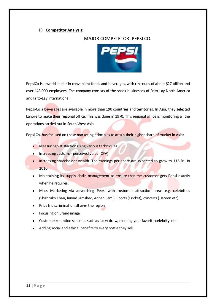 marketing plan for coca cola company by tuf students marketing plan example for students