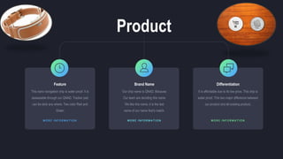 This nano navigation chip is water proof. It is
assessable through our QNAD. Tracker pad
can be stick any where. Two color Red and
Green
Feature
M O R E I N F O R M A T I O N
Our chip name is QNAD. Because
Our team are deciding this name
We like this name. it is the last
name of our name that’s match.
Brand Name
M O R E I N F O R M A T I O N
It is affordable due to its low price. This chip is
water proof. This two major difference between
our product and all existing product.
Differentiation
M O R E I N F O R M A T I O N
Product
 