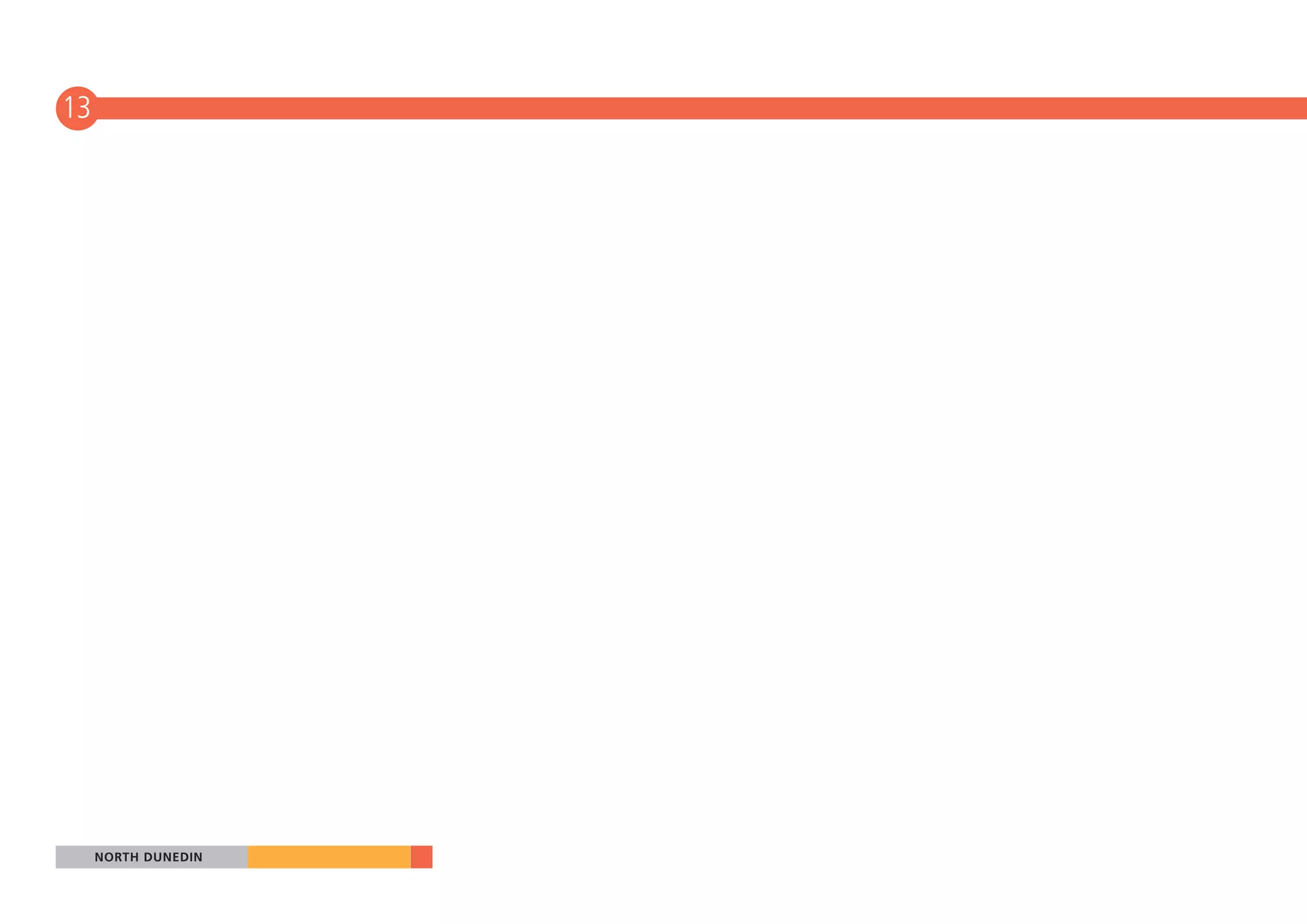 13




     NORTH DUNEDIN
 